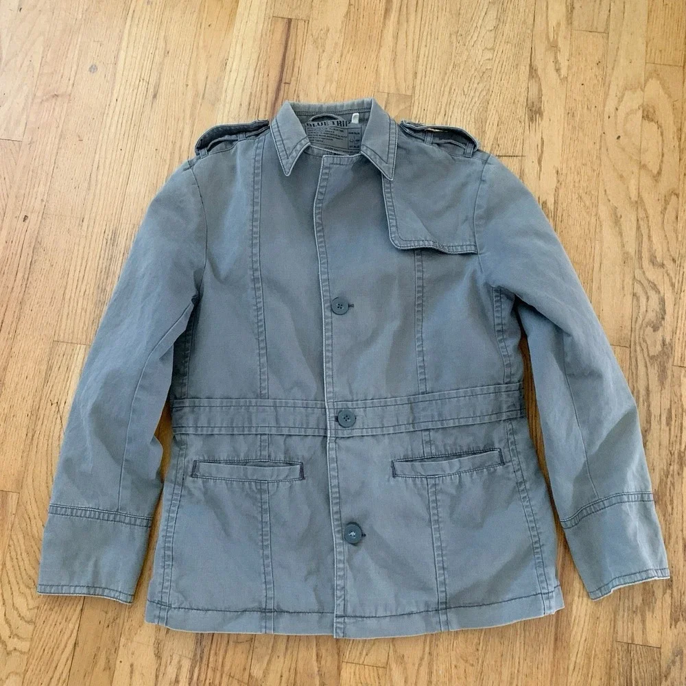 Edwin Blue Trip Corduroy Blazer Chore Jacket